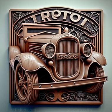 3D модель Ford Model A 1927 (STL)